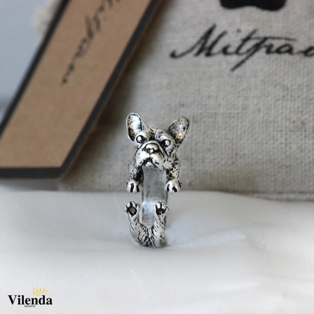 Vilenda - Anillo Bulldog Francés