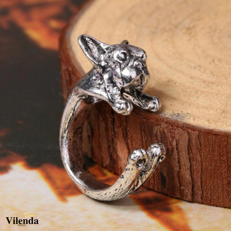 Vilenda - Anillo Bulldog Francés